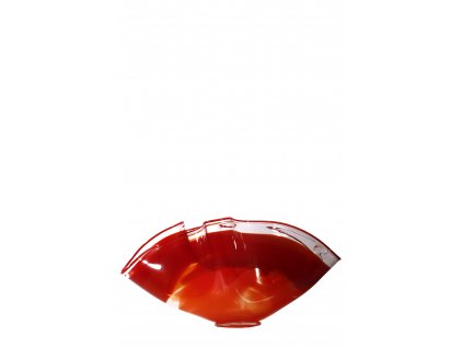 PacinekGlass-Coral bowl red 1