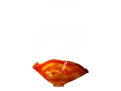 PacinekGlass-Coral bowl orange 1