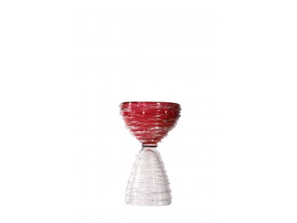 PacinekGlass-Thread Bowl Rose 1