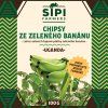 Slané banánové chipsy