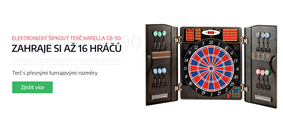 Elektronický šipkový terč Karella CB-90