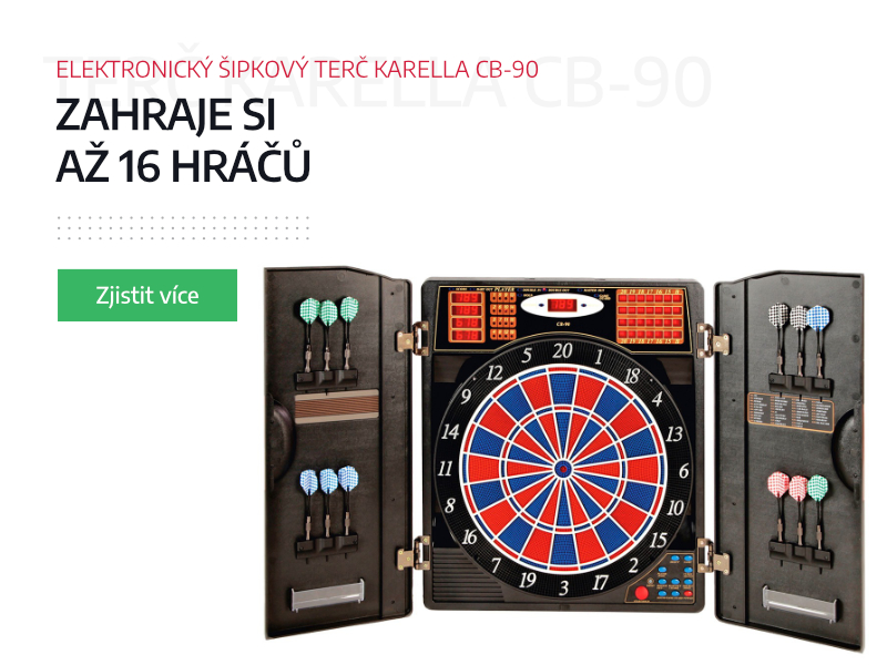 Elektronický šipkový terč Karella CB-90