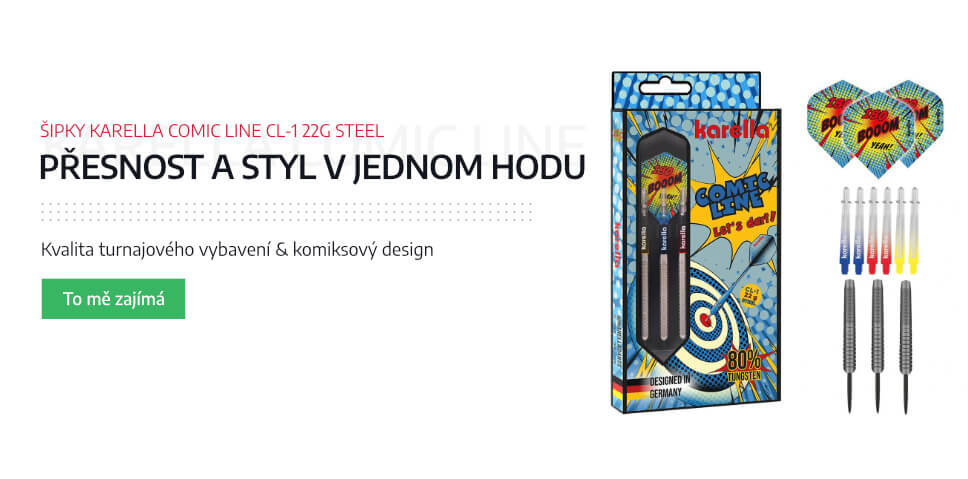 Šipky Karella Comic Line CL-1 22g steel