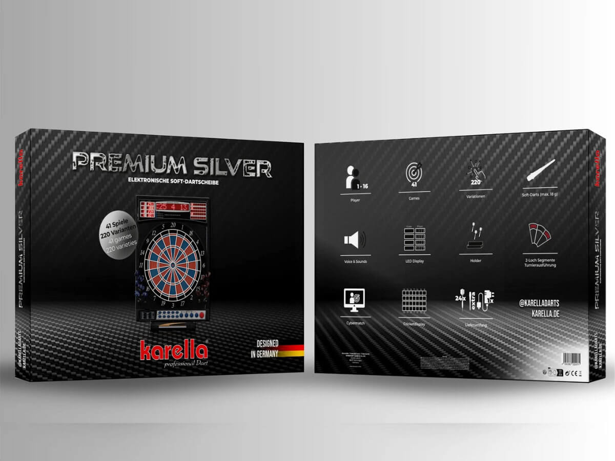 Elektronický terč Karella Premium Silver