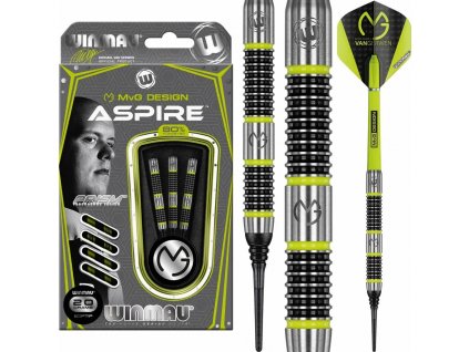 Šipky Winmau MvG Aspire 80% 20g soft