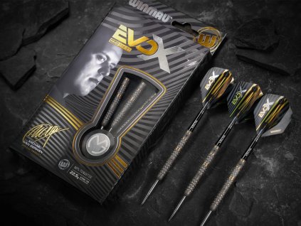 Šipky Winmau MvG EvoX 90% 22,5g - Steel