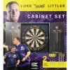 target luke littler dart board cabinet set