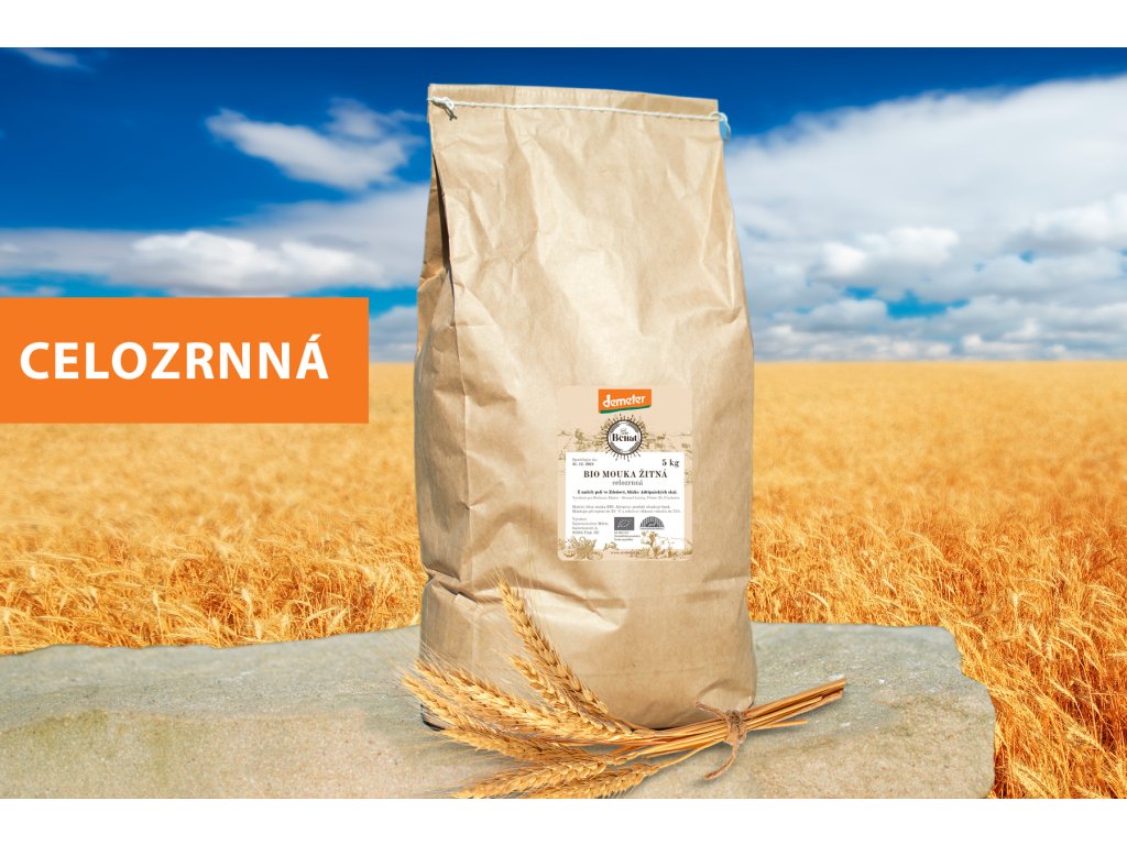 Žitná mouka 5 kg CELOZRNNÁ