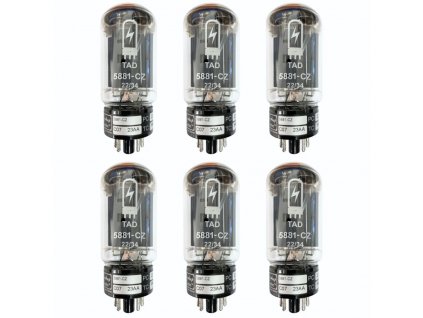 TAD elektronky 5881 Cz Premium Matched Sextet fin