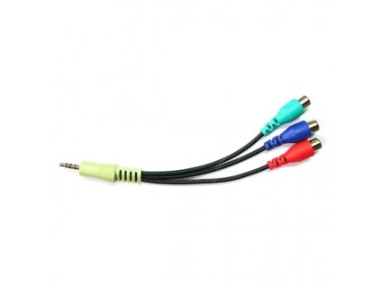 3381 1 komponentni kabel jack 4 pin 3x cinch pro led tv samsung