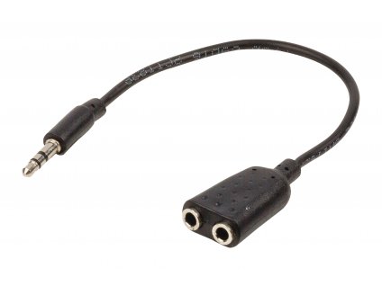 4356 1 rozdvojka pro 2 sluchatka jack 3 5st samec 2x 3 5st samice