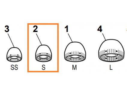 5442 1 silikonova koncovka spunt velikosti s pro sluchatka sony mdr xb70bt cerny