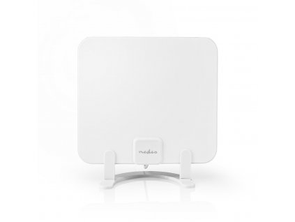 5952 1 pokojova antena dvb t2 zesileni 30 db fm vhf uhf bila