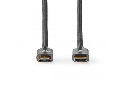 6228 1 ultra high speed kabel hdmi hdmi 8k 1 m kovove sedy opleteny