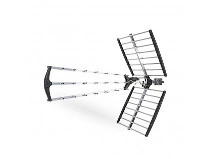 8304 dvb t t2 a uhf venkovni antena s filtrem lte700 18 db delka 1060 mm hlinik