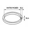 3966 1 reminek do gramofonu ctvercovy prumer 127 mm sila 2 4 mm