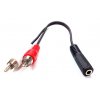 4971 1 kabel jack samice 3 5 stereo 2x cinch samec 20 cm