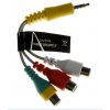 5091 1 redukce 4pin jack 3x cinch samsung