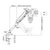 5142 8 flexibilni drzak pc monitoru do 6 kg a uhlopricky 10 32 palcu