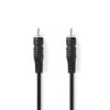 6318 2 digitalni audio kabel rca zastrcka 2 m cerny