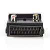 7659 2 scart adapter s pridavnym vstupem 3x cinch a s video prepinac