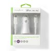 8163 5 nabijecka do auta s konektorem usb c a kabelem apple lightning bila