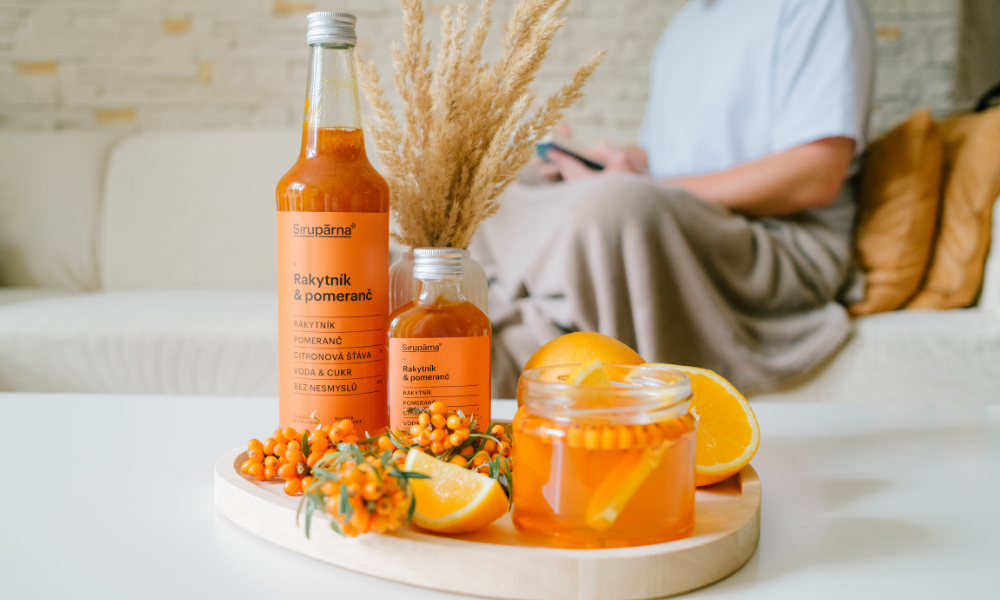 Rakytníkový sirup s pomerančem: chuť, která rozzáří (nejen) zimní dny