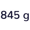 845 g