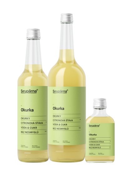 Okurkový sirup (Objem 0.1 L)