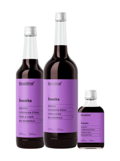 Švestkový sirup (Objem 0.1 L)