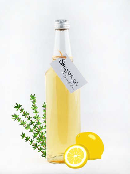 Tymián & citron sirup