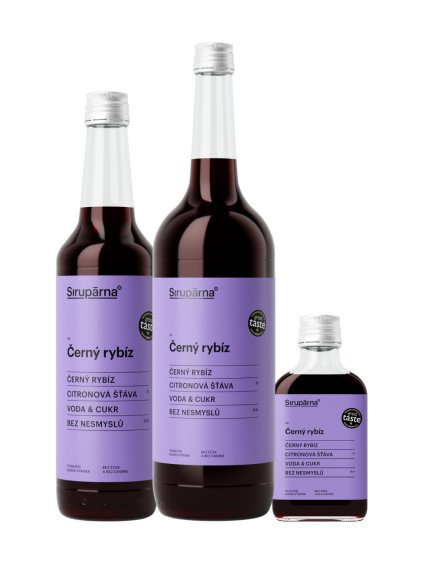 Černý rybíz sirup (Objem 0.1 L)