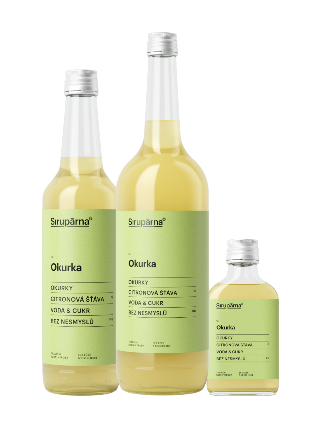 Okurkový sirup (Objem 0.1 L)