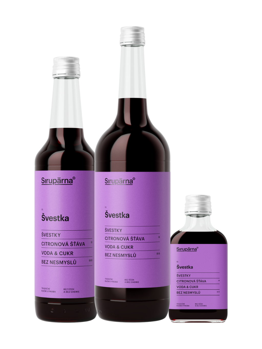 Švestkový sirup (Objem 0.1 L)