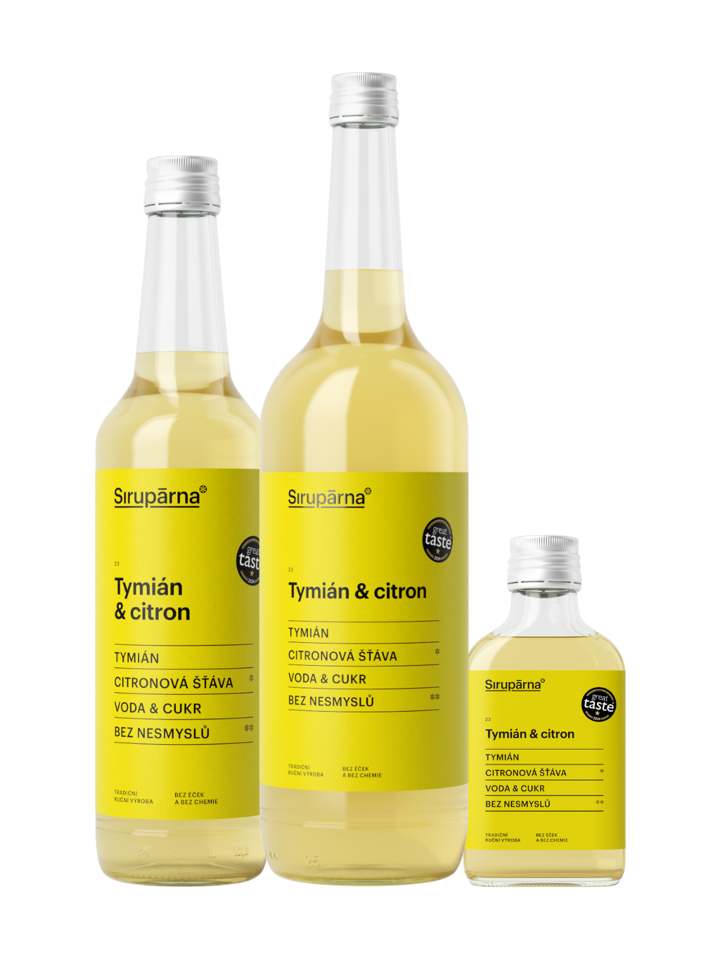 Tymián & citron sirup (Objem 0.1 L)