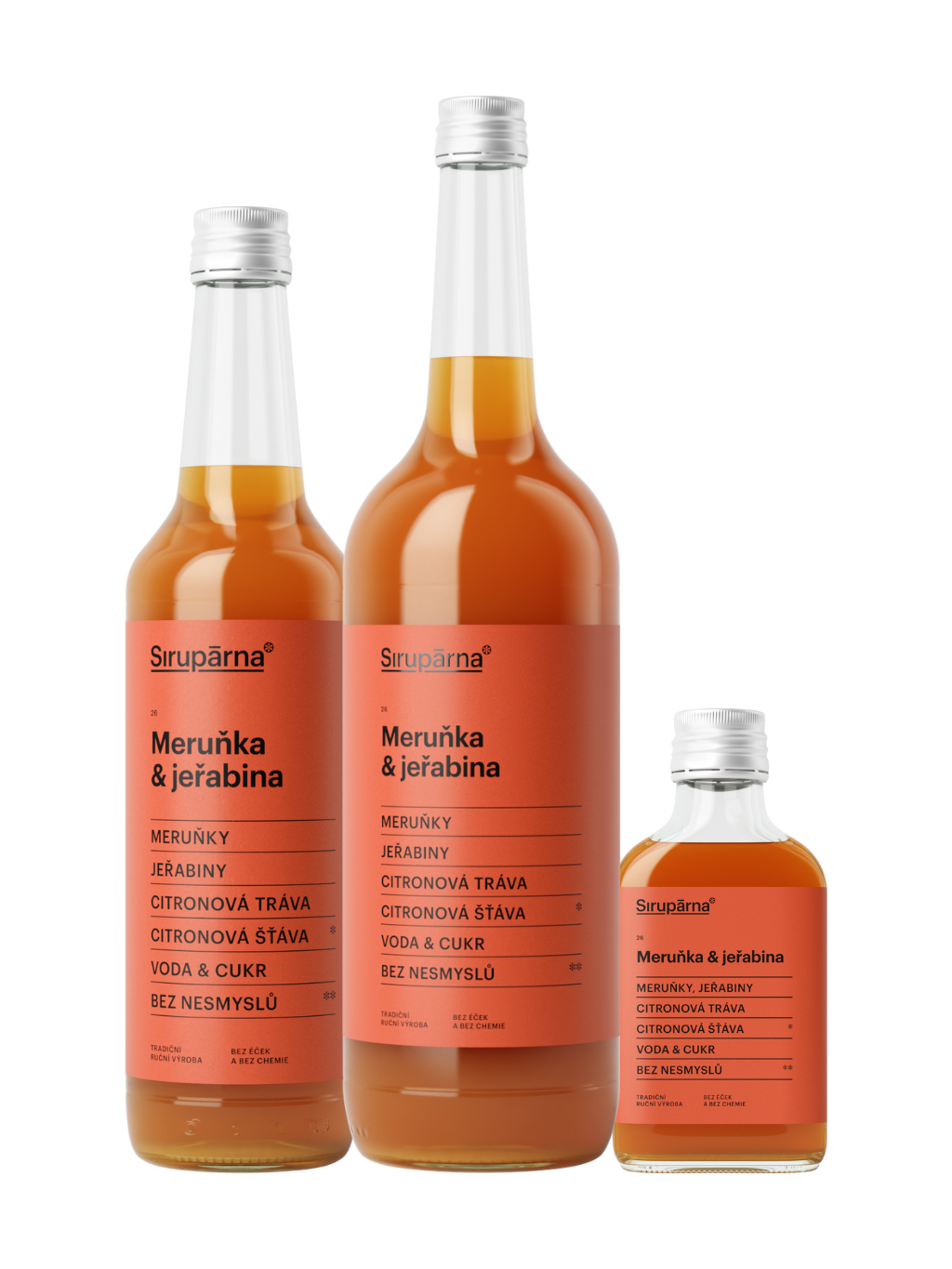 Meruňka & jeřabina sirup (Objem 0.1 L)