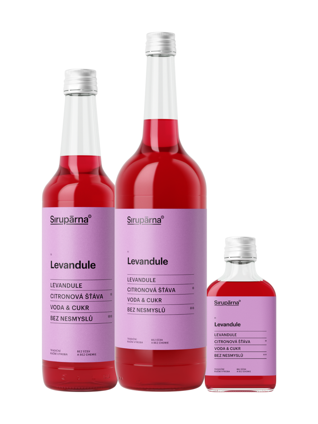 Levandulový sirup (Objem 0.1 L)