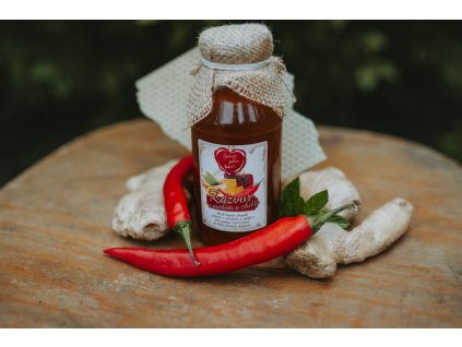 Zázvor s medem a chilli