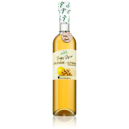 lahev kulata velka sirup zazvor citron