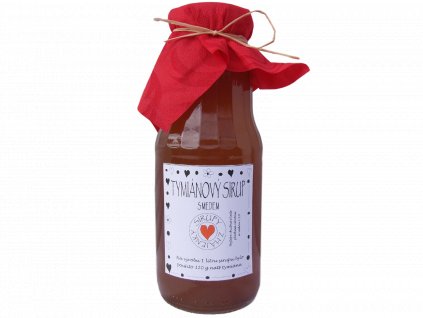 Tymiánový sirup s medem  (Objem 500ml)