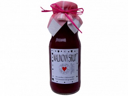 Malinový sirup  (Objem 1l)