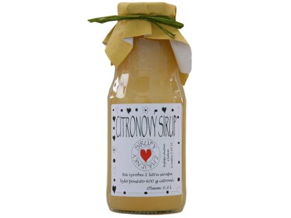  Citronový sirup  (Objem 1l)