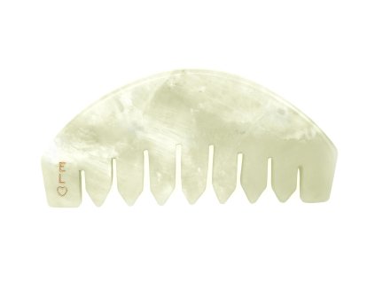 Jade comb for scalp and head massage