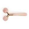 3D lift beauty roller with rose quartz handle