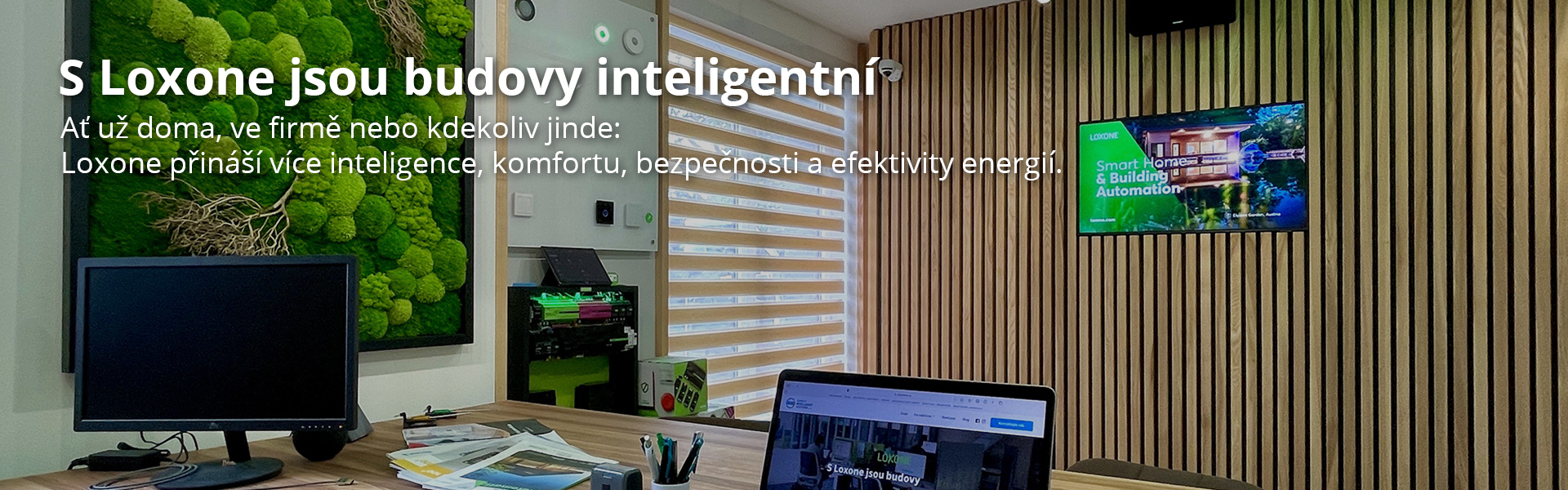 S Loxone jsou budovy inteligentní