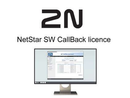 1022011 NetStar SW CallBack licence, 1 uživatel