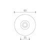 MINALOX stmievatelna LED ziarovka E27 A60F 2W 360D cira DC24V smarthome nacrt