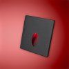 MINALOX stmievatelne LED svietidlo step light s90 IP65 elipsa cierna smarthome red