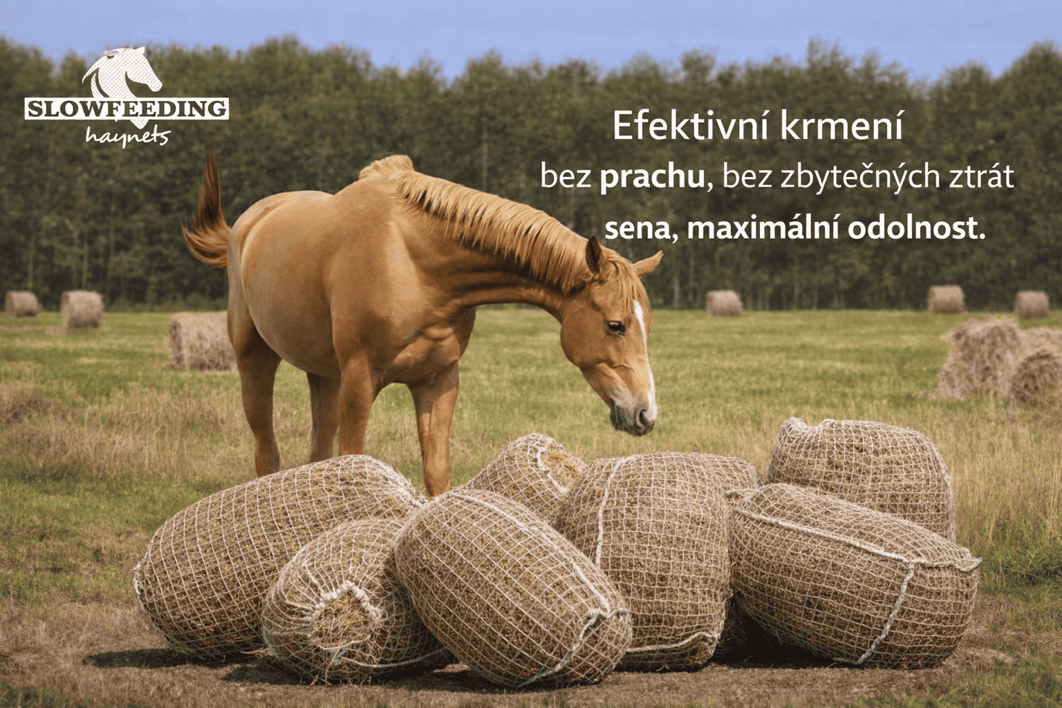 Závěsné sítě na seno