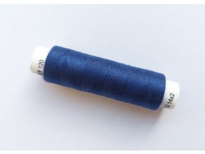 Tmavě modrá niť UNIPOLY 120